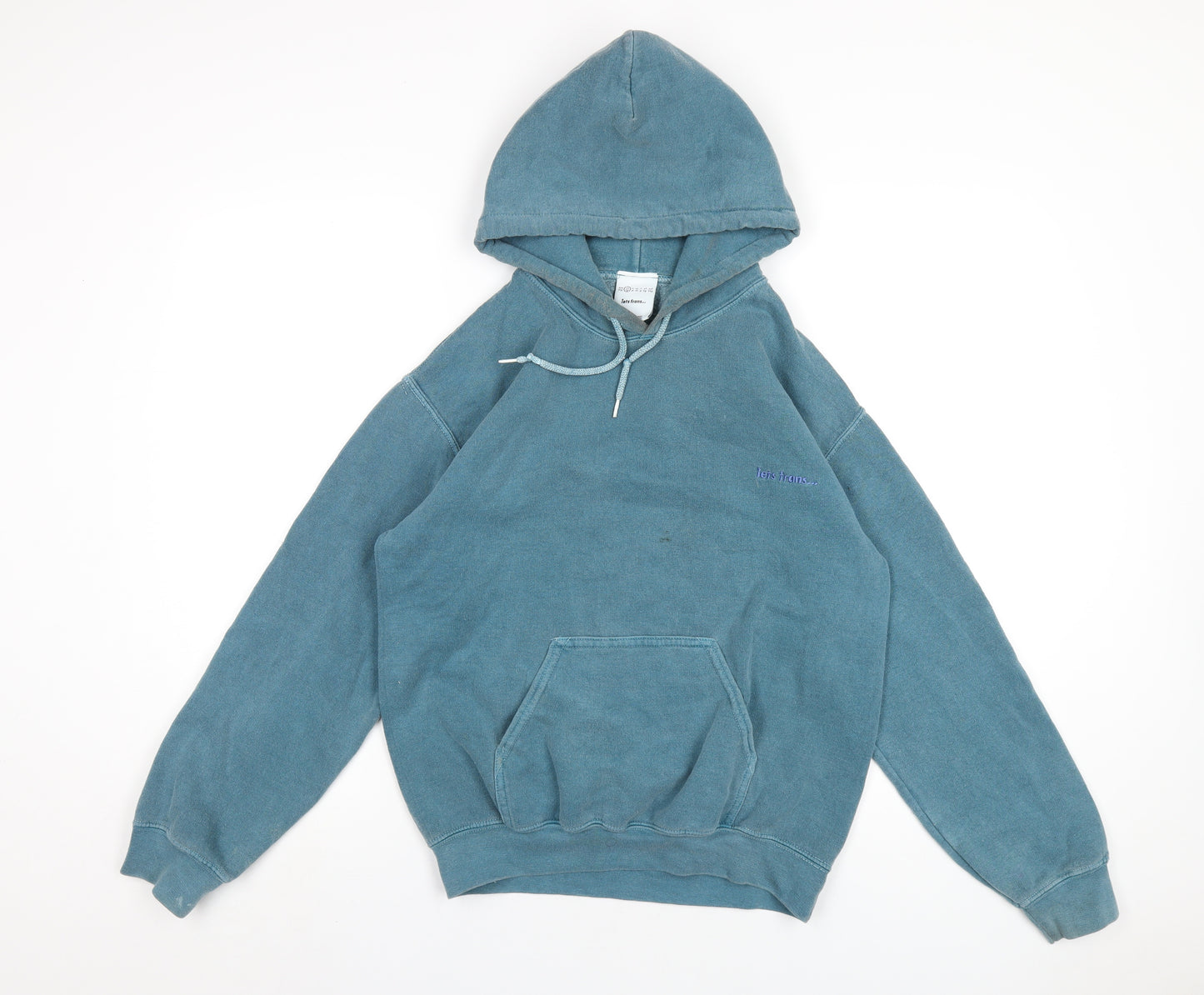 Iets Frans Womens Blue Cotton Pullover Hoodie Size XS Pullover