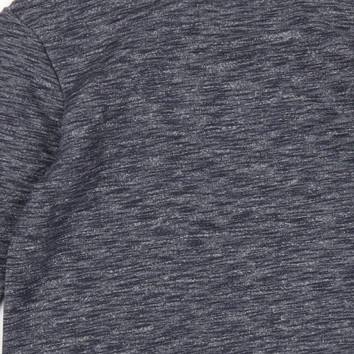 Intense Mens Blue Cotton Pullover Sweatshirt Size S