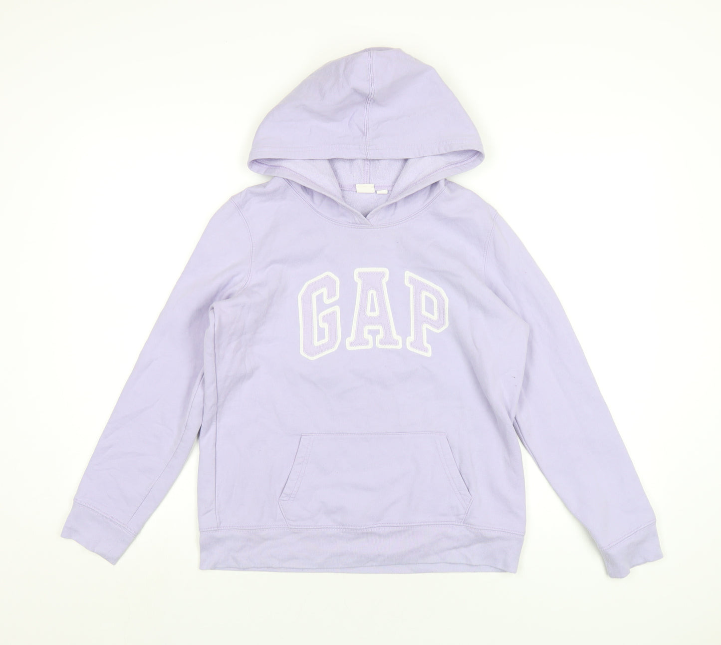 Gap Womens Purple Cotton Pullover Hoodie Size S Pullover - Embroidered Logo