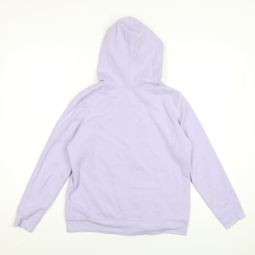 Gap Womens Purple Cotton Pullover Hoodie Size S Pullover - Embroidered Logo