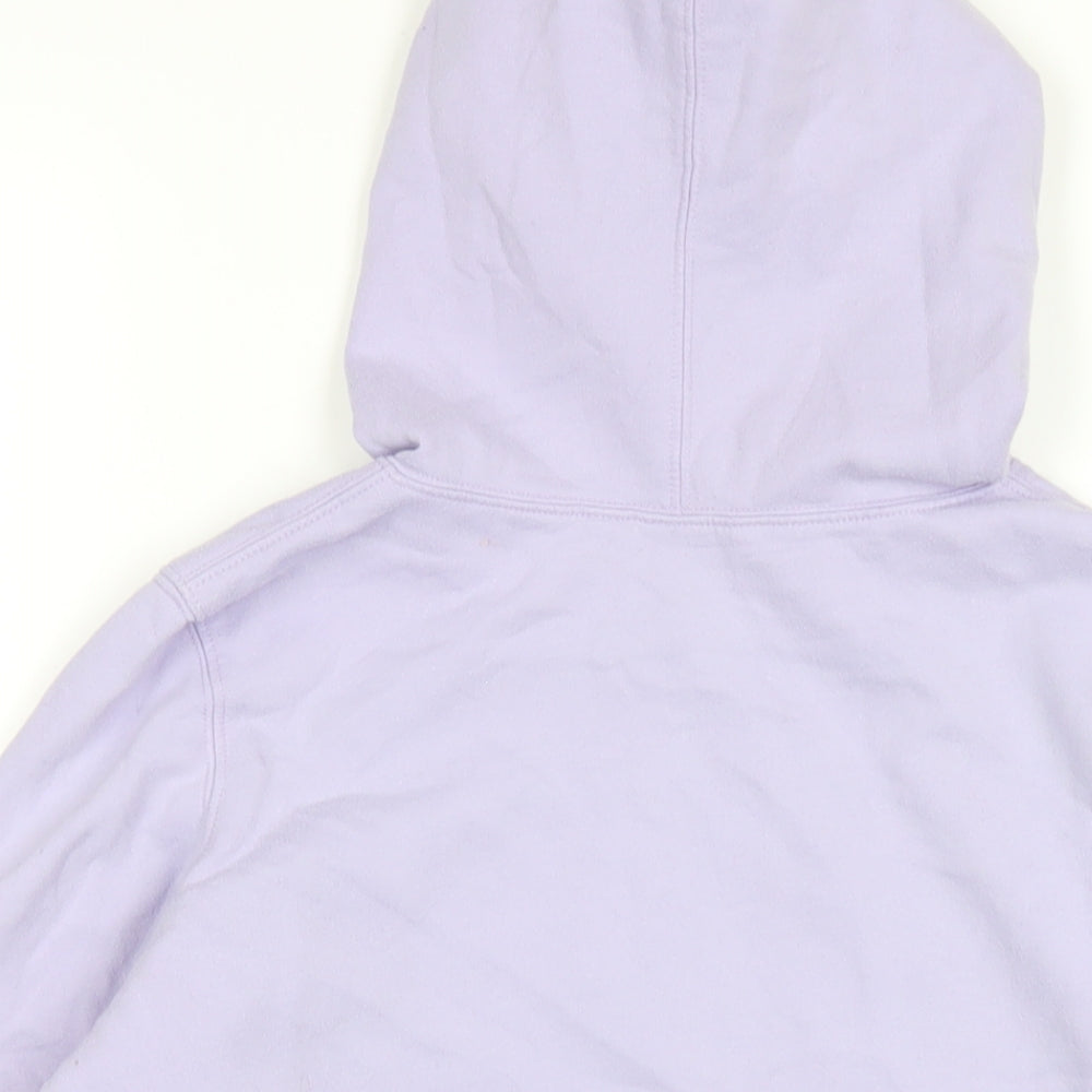 Gap Womens Purple Cotton Pullover Hoodie Size S Pullover - Embroidered Logo