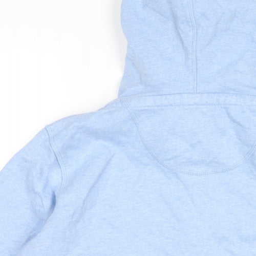 Fat Face Womens Blue Cotton Full Zip Hoodie Size 16 Zip