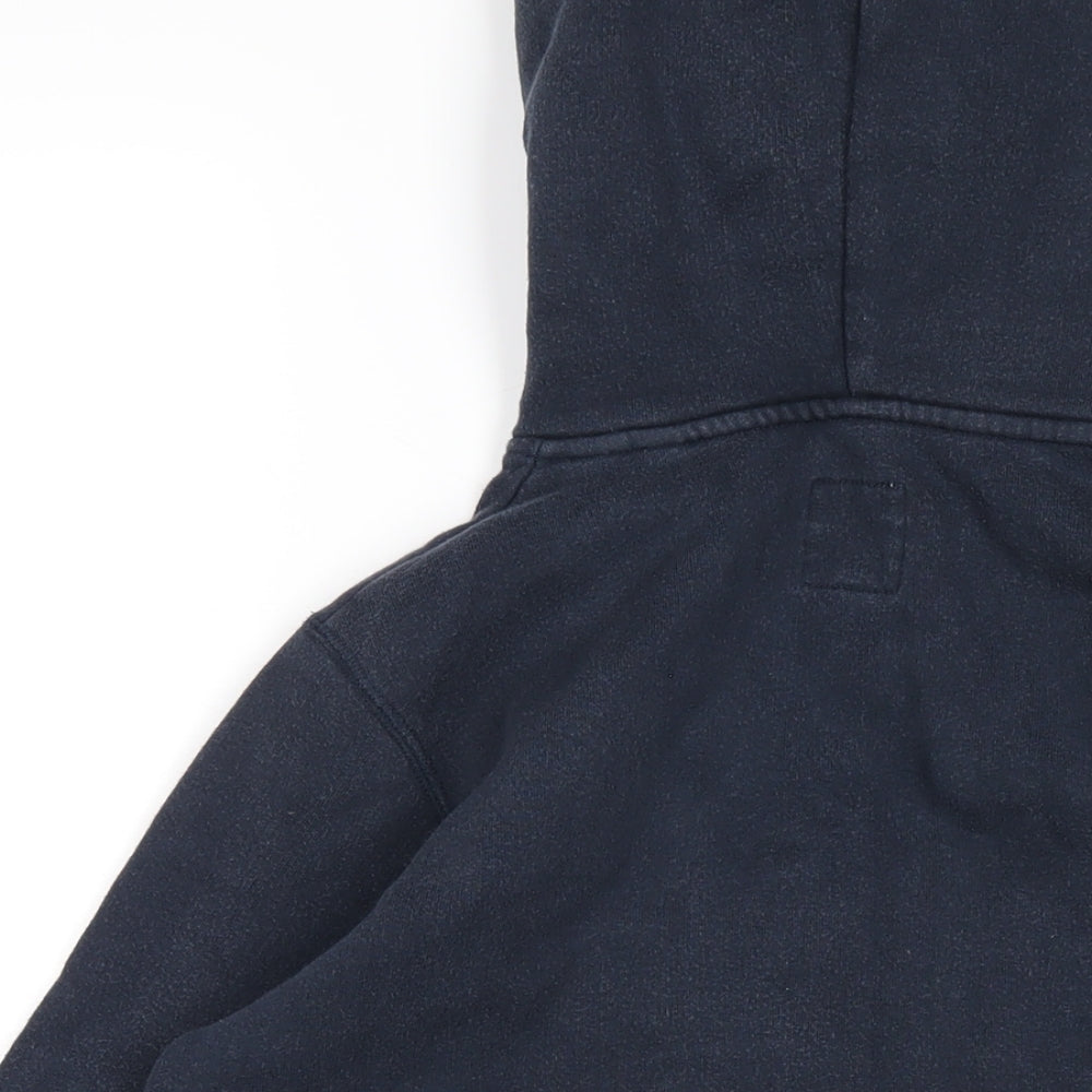 Jack Wills Womens Blue Cotton Pullover Hoodie Size 10 Pullover