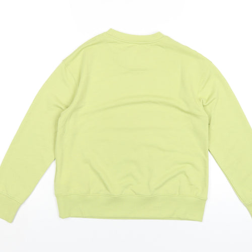 Levi's Girls Green Polyester Pullover Sweatshirt Size 10 Years Pullover