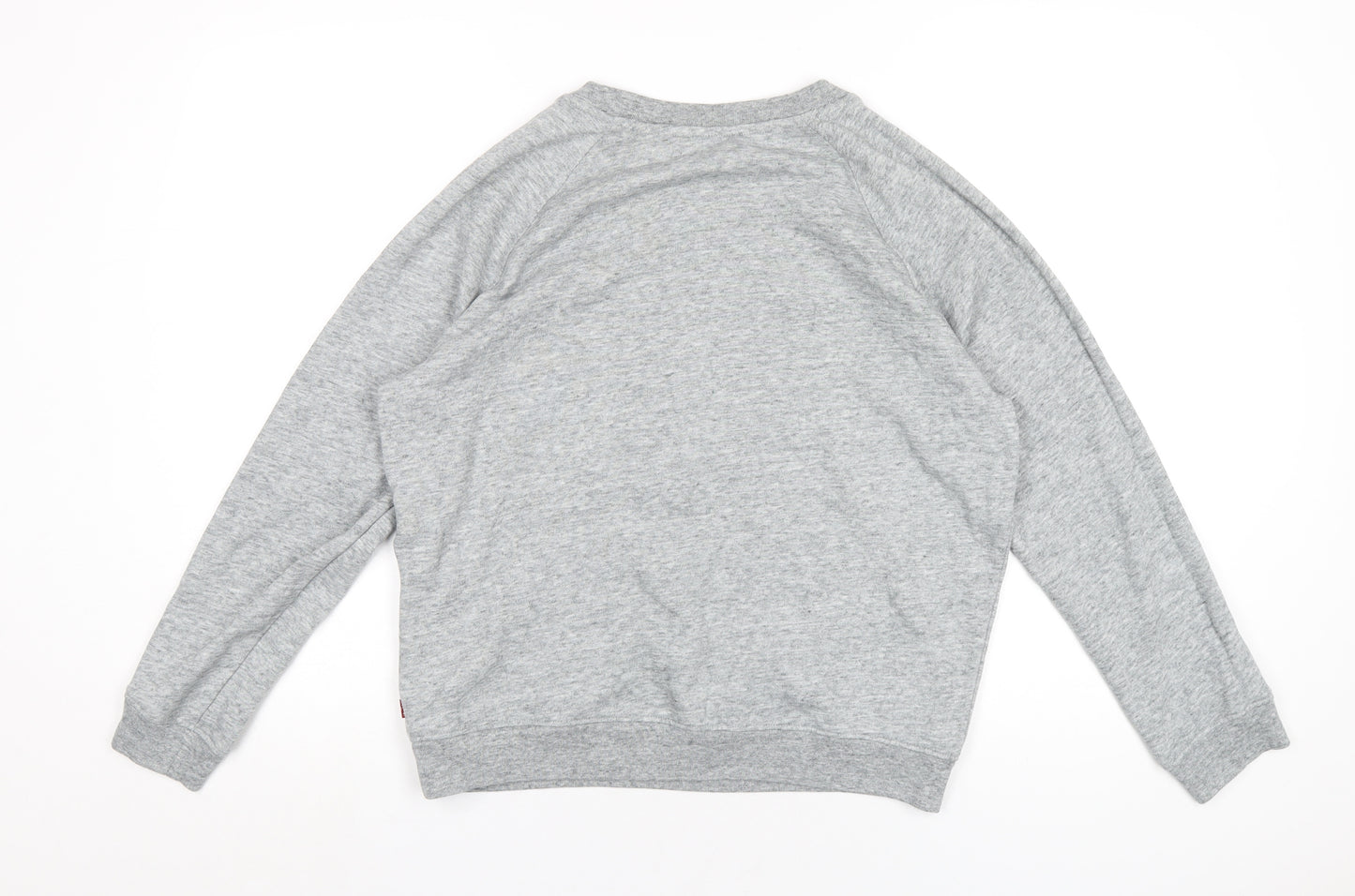 Levi's Womens Grey Cotton Pullover Sweatshirt Size S Pullover