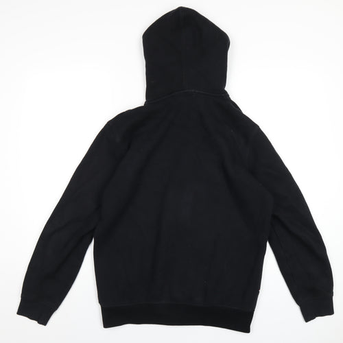 US Polo Assn. Mens Black Cotton Full Zip Hoodie Size M