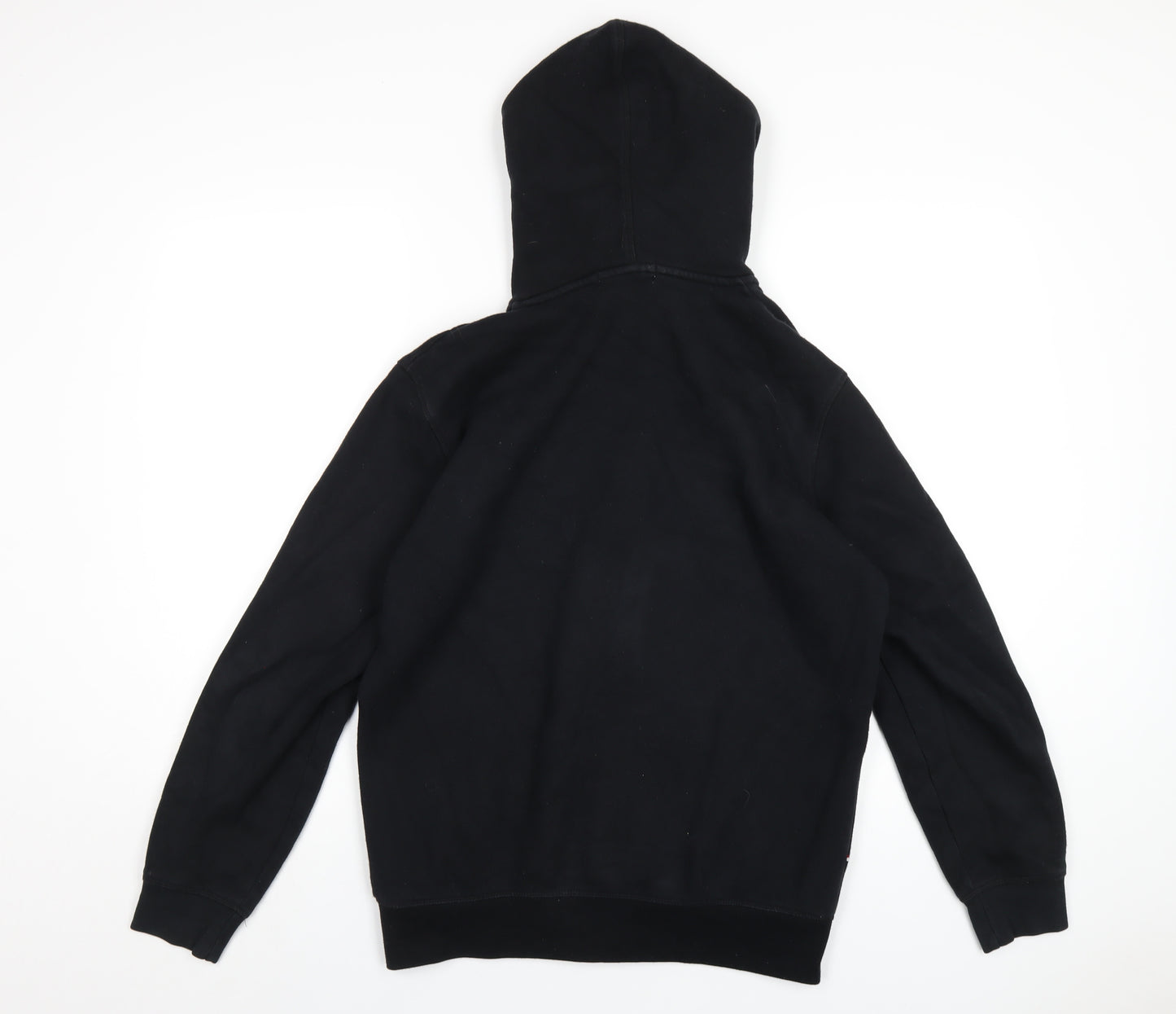 US Polo Assn. Mens Black Cotton Full Zip Hoodie Size M