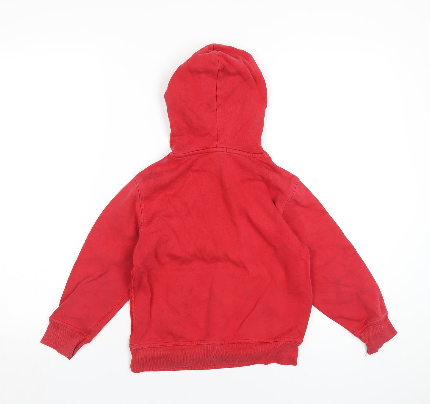 Gap Boys Red Cotton Pullover Hoodie Size 6-7 Years Pullover