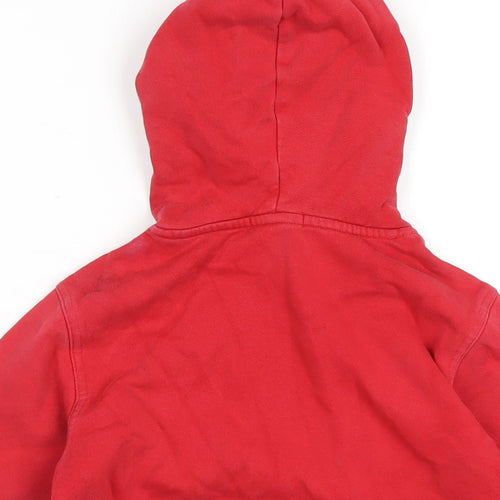 Gap Boys Red Cotton Pullover Hoodie Size 6-7 Years Pullover