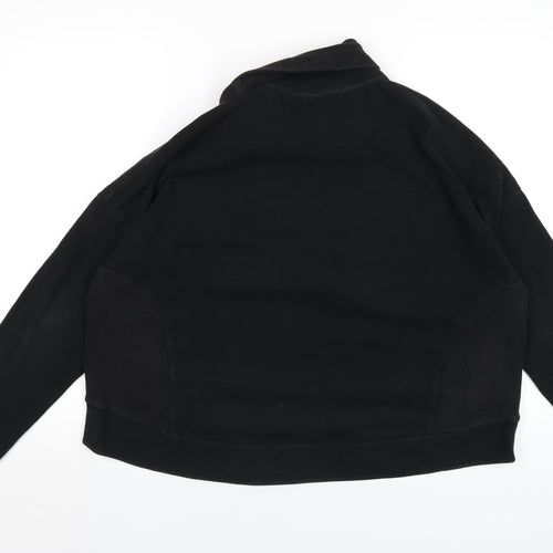 Sweaty Betty Womens Black Acrylic Pullover Sweatshirt Size 2XL Pullover