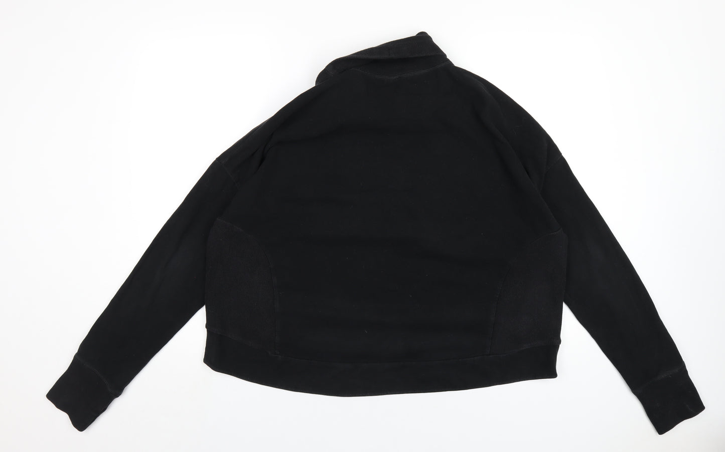 Sweaty Betty Womens Black Acrylic Pullover Sweatshirt Size 2XL Pullover