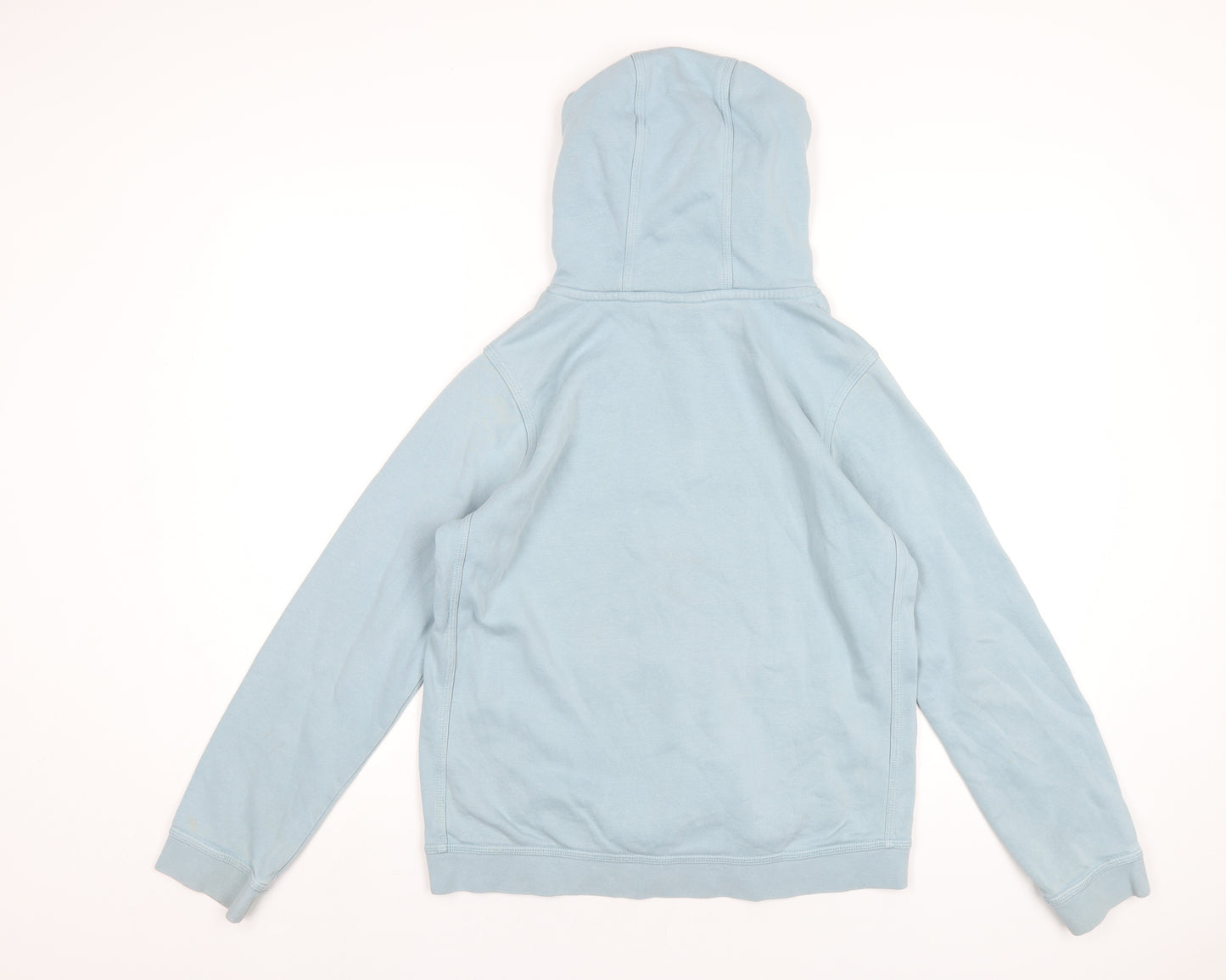 Nike Boys Blue Cotton Pullover Hoodie Size 13-14 Years Pullover