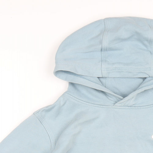 Nike Boys Blue Cotton Pullover Hoodie Size 13-14 Years Pullover