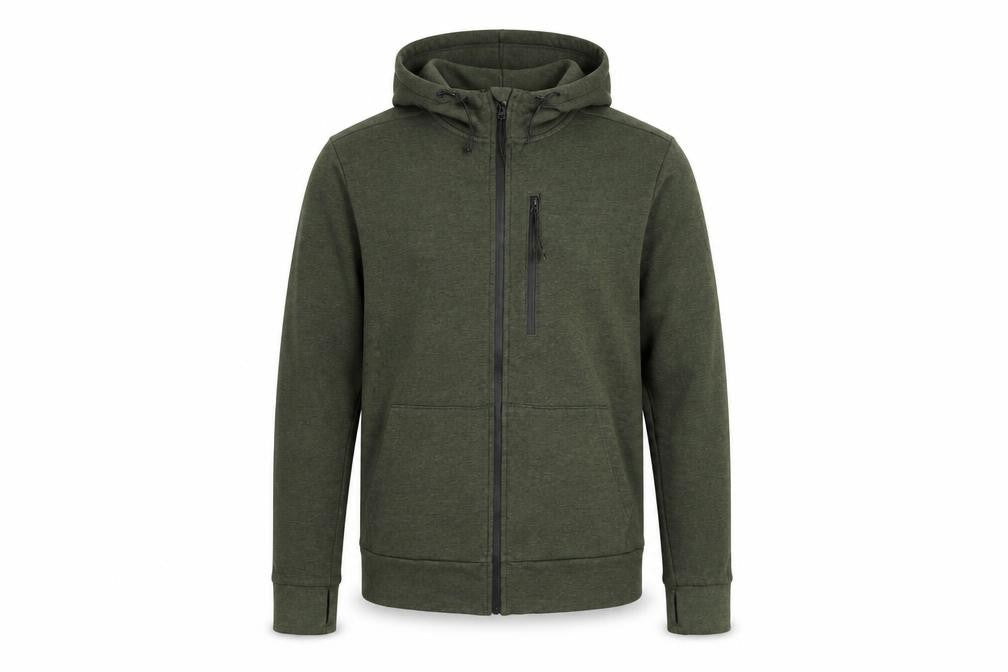 Gap Mens Green Cotton Full Zip Hoodie Size M