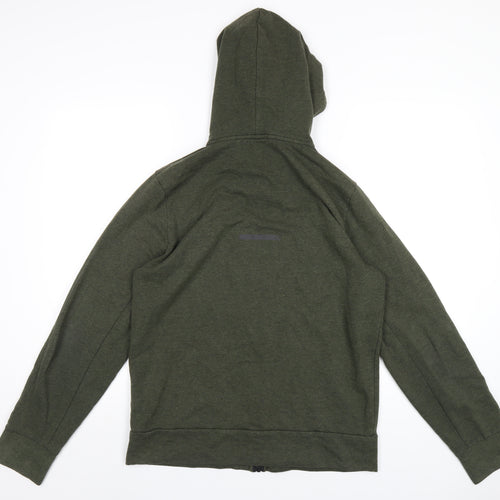 Gap Mens Green Cotton Full Zip Hoodie Size M