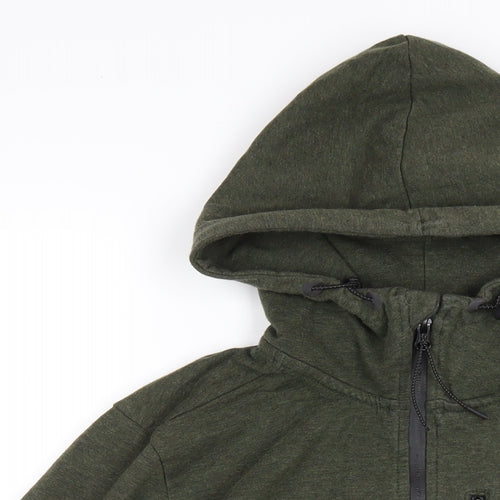 Gap Mens Green Cotton Full Zip Hoodie Size M