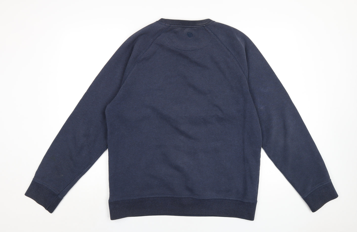 Fat Face Mens Blue Cotton Pullover Sweatshirt Size M