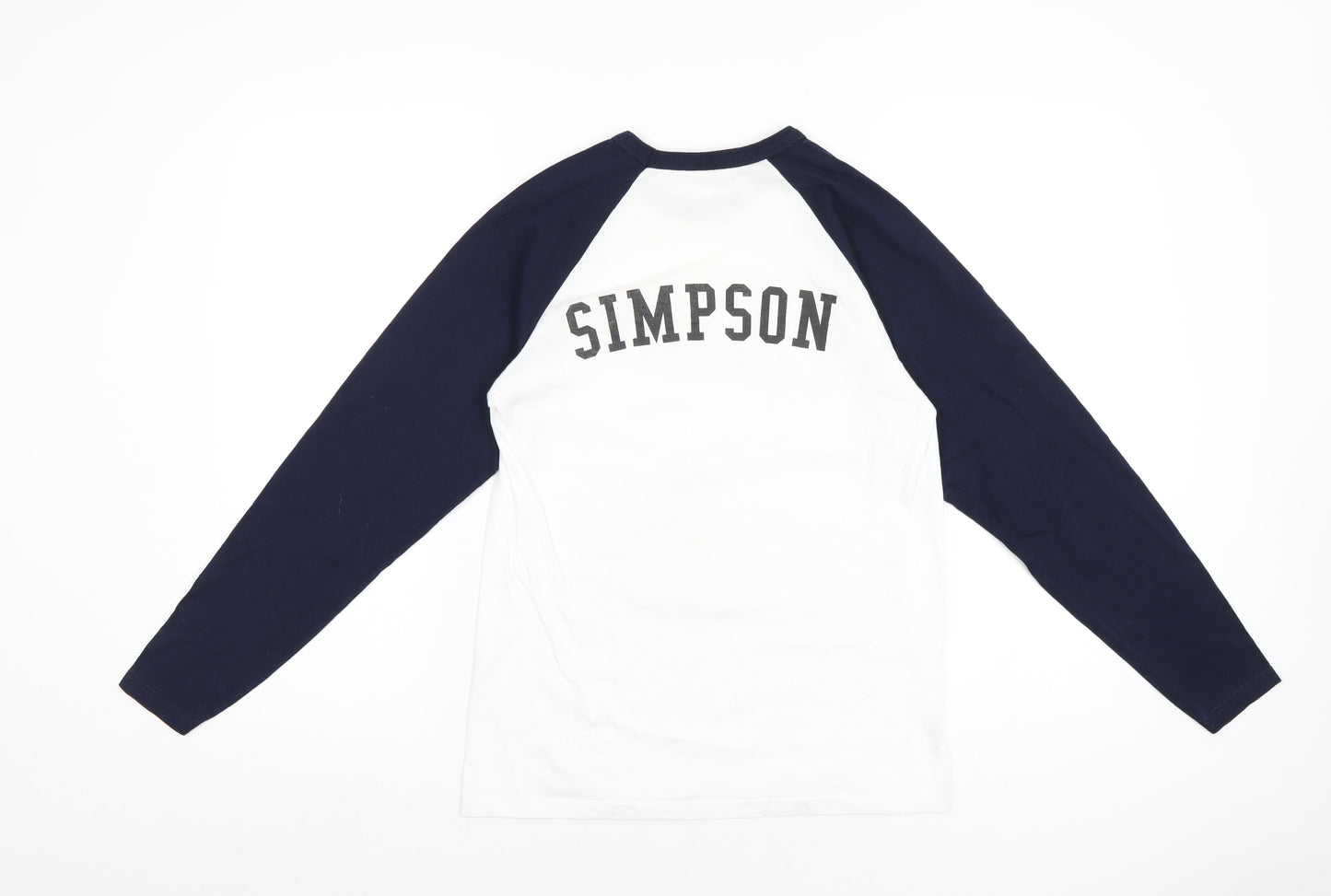 The Vamps Womens White Cotton Basic T-Shirt Size S Round Neck