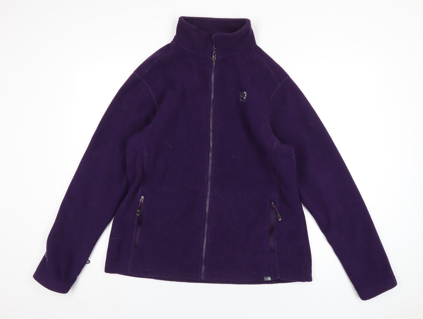 Karrimor Womens Purple Jacket Size 16 Zip