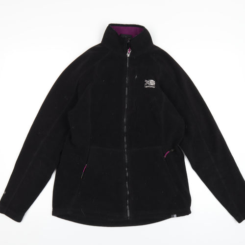 Karrimor Womens Black Jacket Size 12 Zip