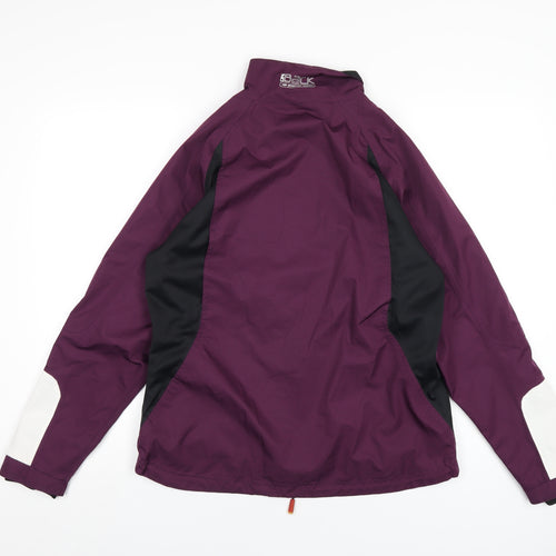 Stuburt Womens Purple Rain Coat Coat Size M Zip
