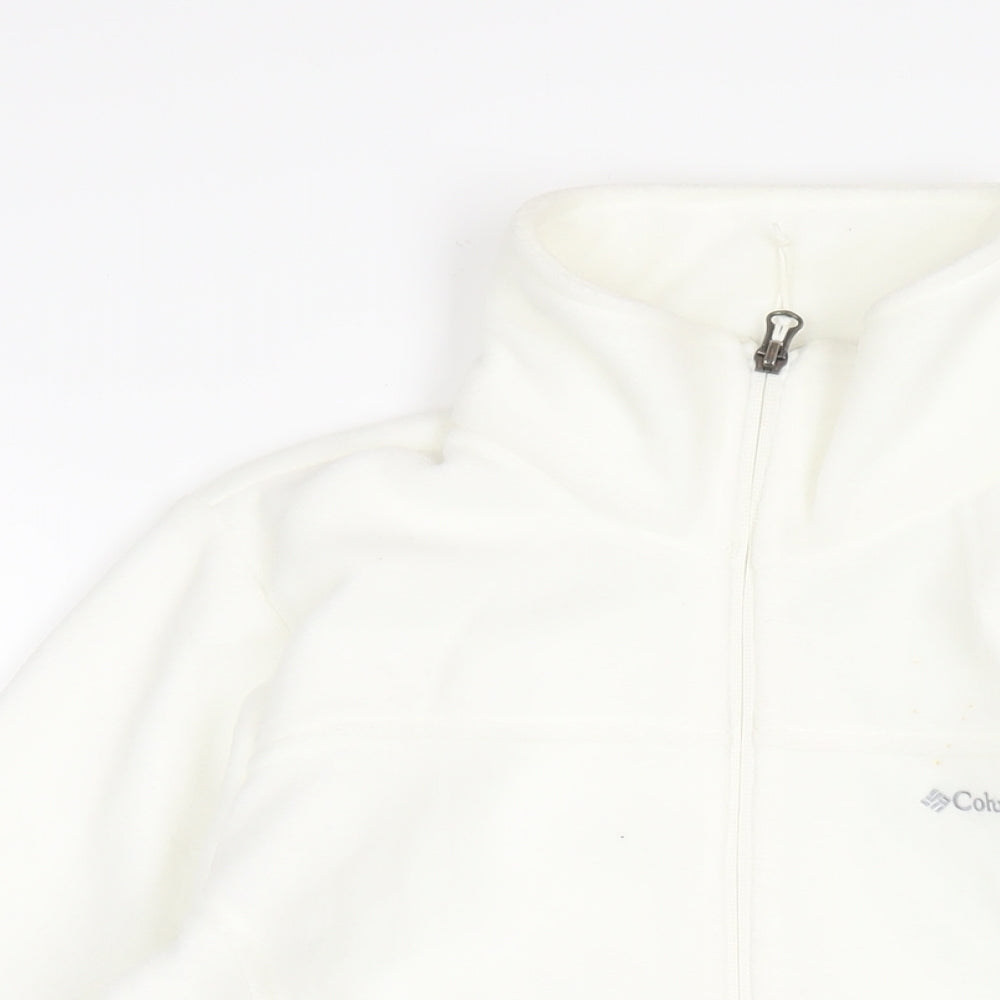 Columbia Womens White Jacket Size M Zip