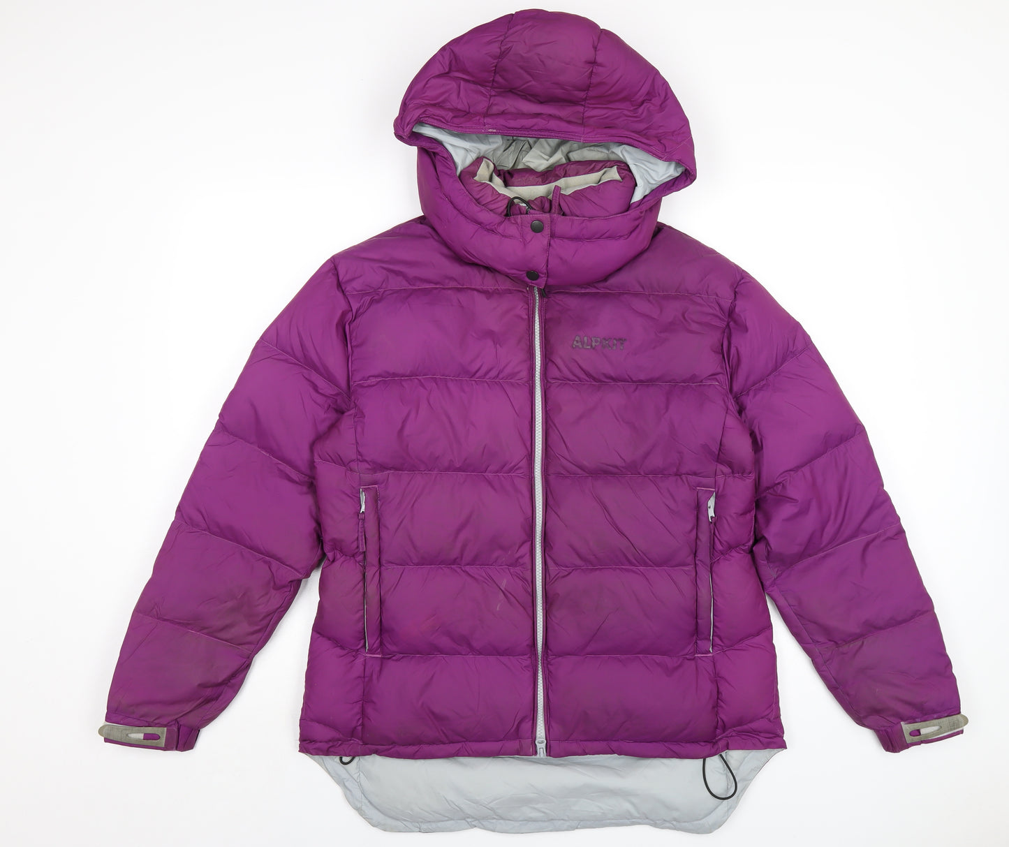 Alpkit Womens Purple Puffer Jacket Coat Size M Zip