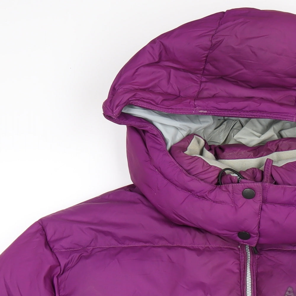 Alpkit Womens Purple Puffer Jacket Coat Size M Zip