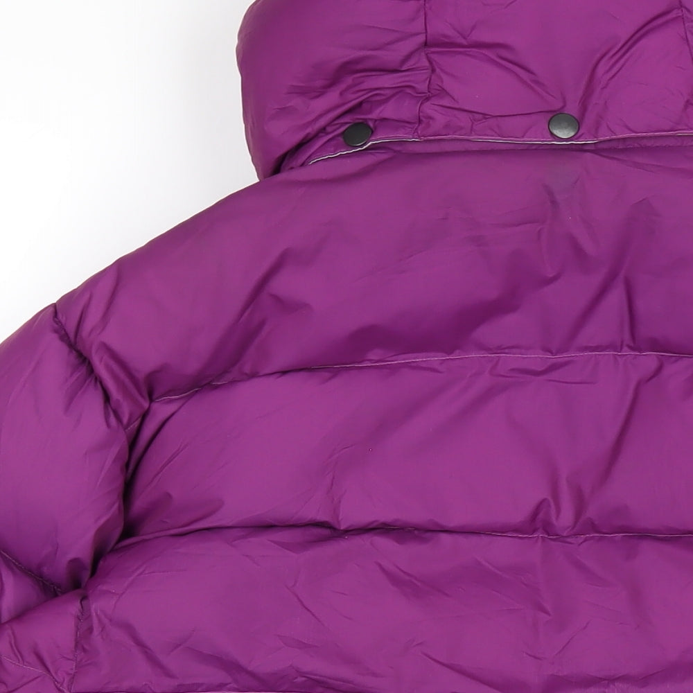 Alpkit Womens Purple Puffer Jacket Coat Size M Zip