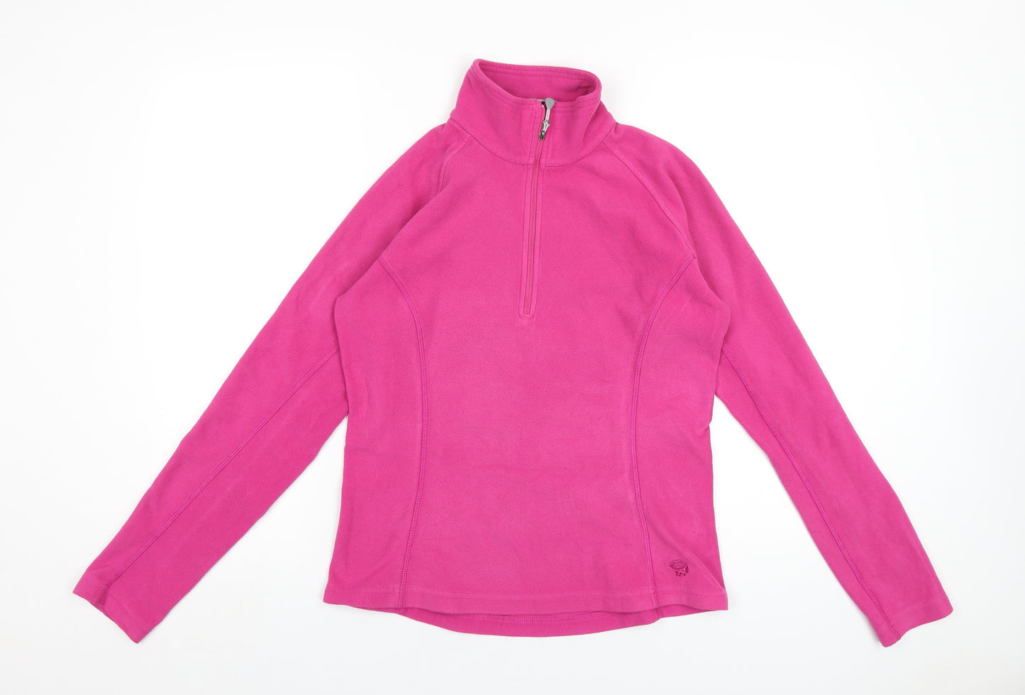 Mountain Hardwear Womens Pink Polyester Pullover Sweatshirt Size M Zip