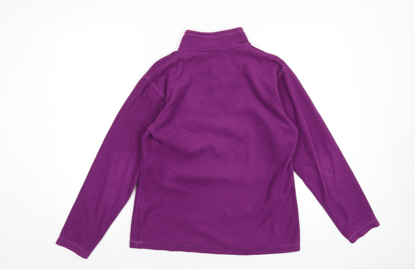 Regatta Womens Purple Polyester Pullover Sweatshirt Size 10 Zip