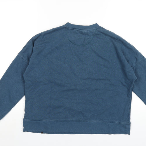 Tinisterre Womens Blue Hemp Pullover Sweatshirt Size 10 Pullover