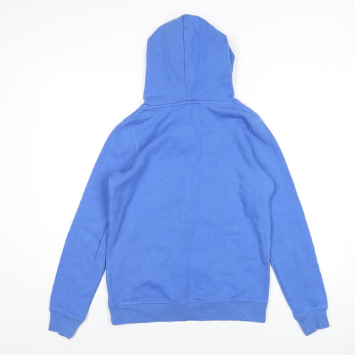 ROXY Womens Blue Cotton Pullover Hoodie Size S Pullover