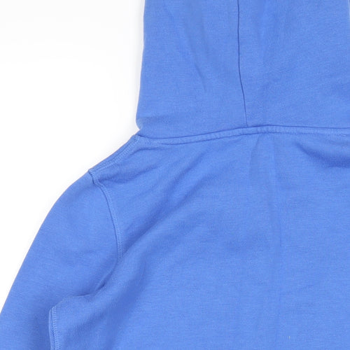 ROXY Womens Blue Cotton Pullover Hoodie Size S Pullover