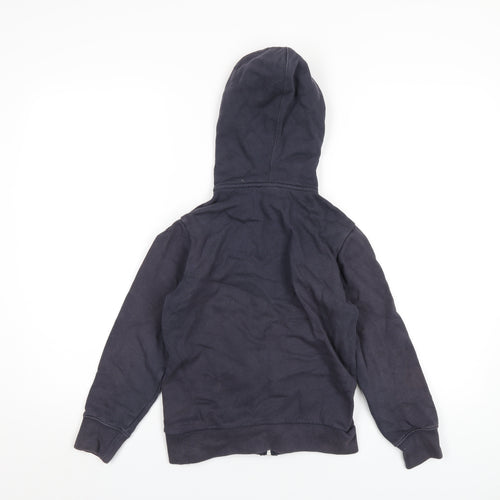 Champion Boys Blue Cotton Full Zip Hoodie Size 9-10 Years Zip