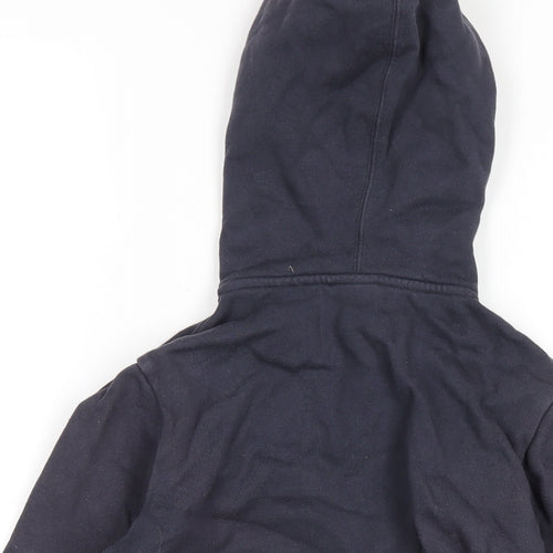 Champion Boys Blue Cotton Full Zip Hoodie Size 9-10 Years Zip