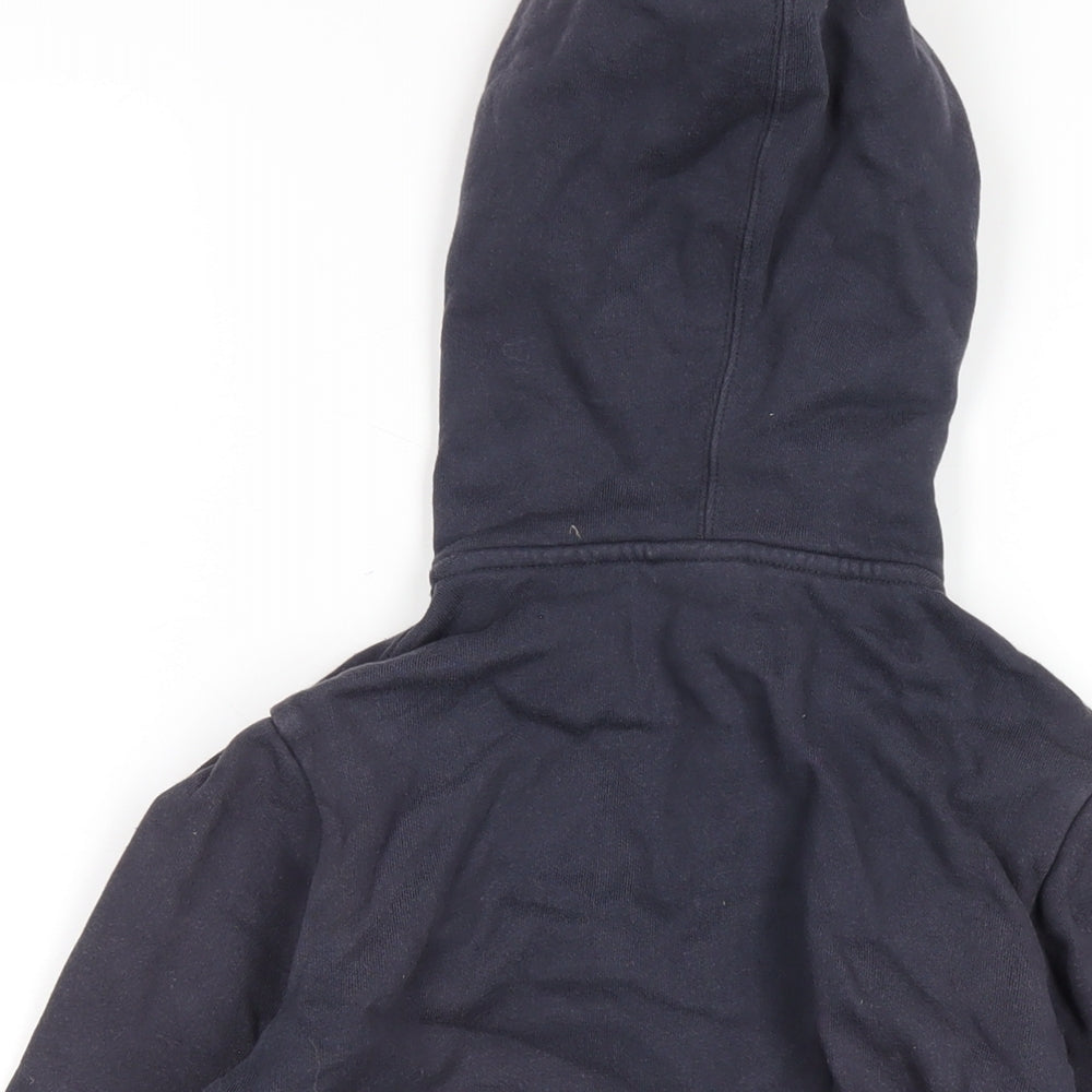 Champion Boys Blue Cotton Full Zip Hoodie Size 9-10 Years Zip