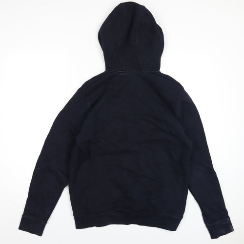 Norse Projects Mens Blue Cotton Pullover Hoodie Size M