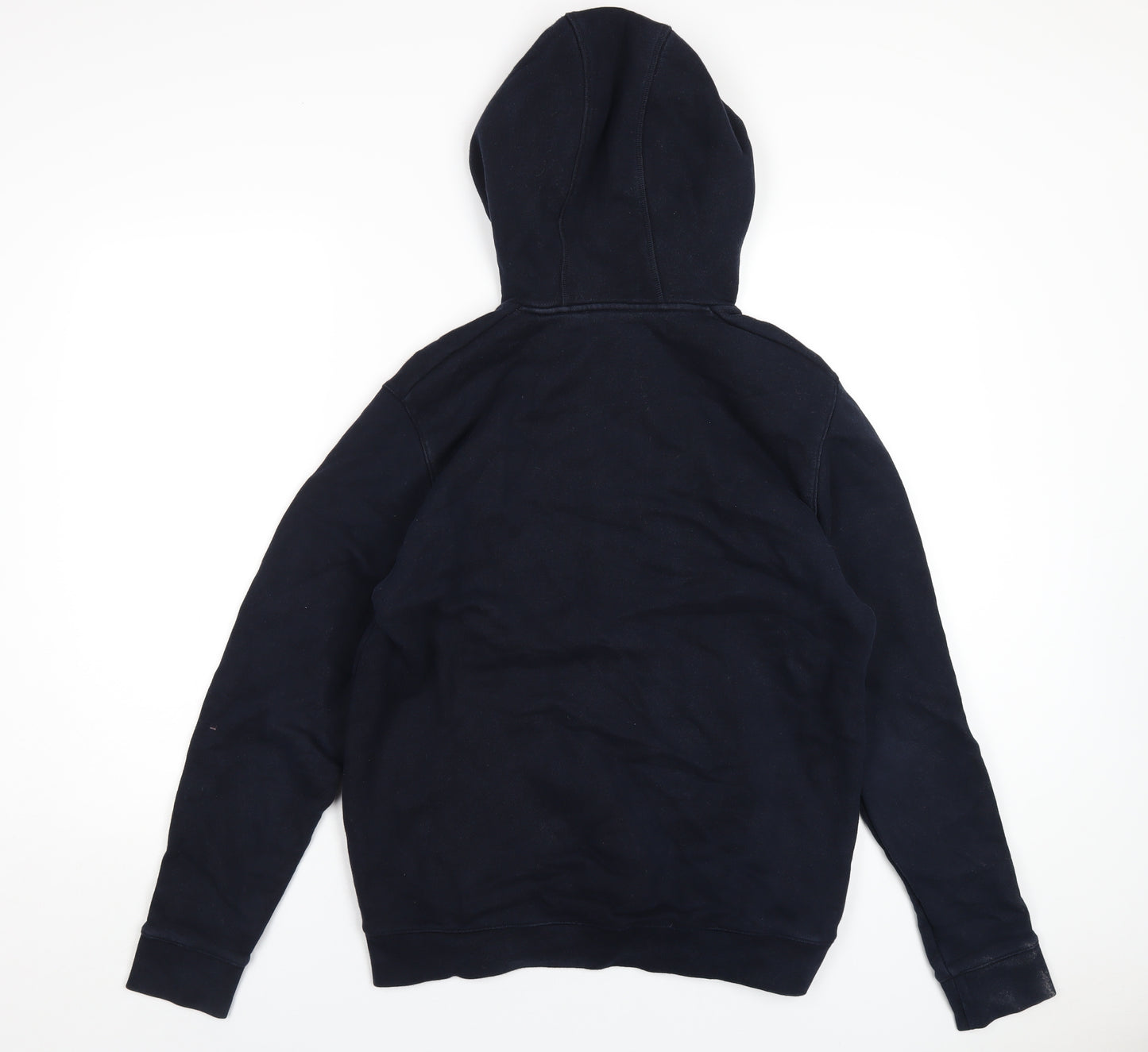 Norse Projects Mens Blue Cotton Pullover Hoodie Size M