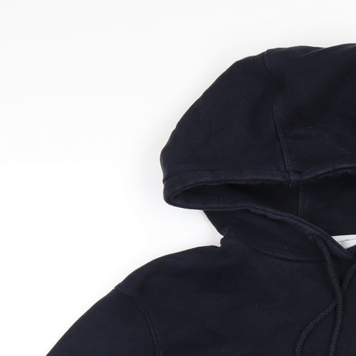 Norse Projects Mens Blue Cotton Pullover Hoodie Size M