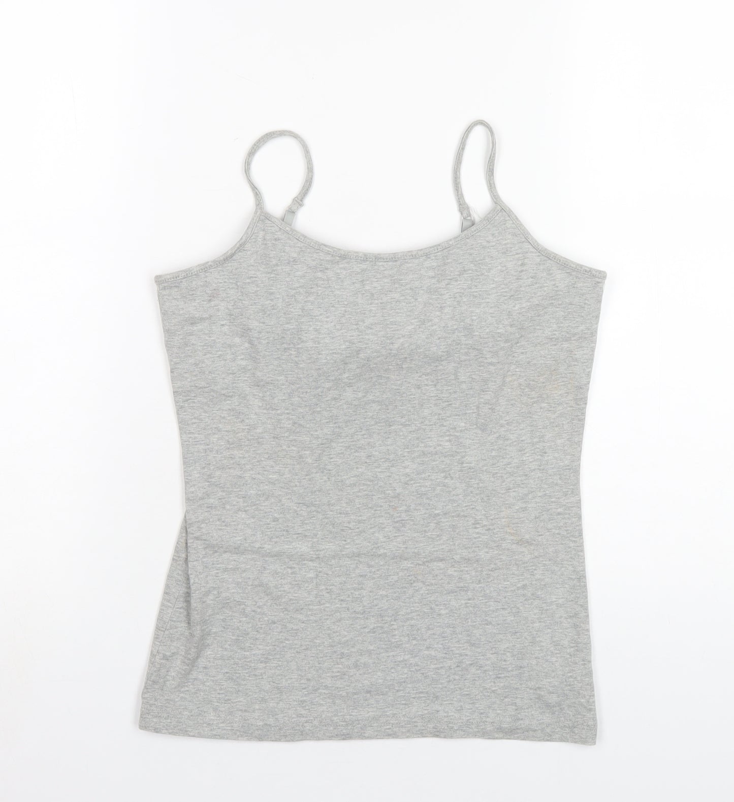 Gap Womens Grey Cotton Camisole T-Shirt Size M Scoop Neck