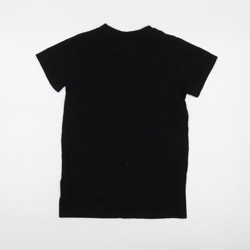 Xbox Boys Black Cotton Basic T-Shirt Size 11-12 Years Crew Neck Pullover - Logo