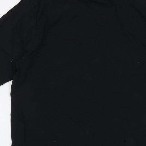 Nike Mens Black Cotton T-Shirt Size S Crew Neck