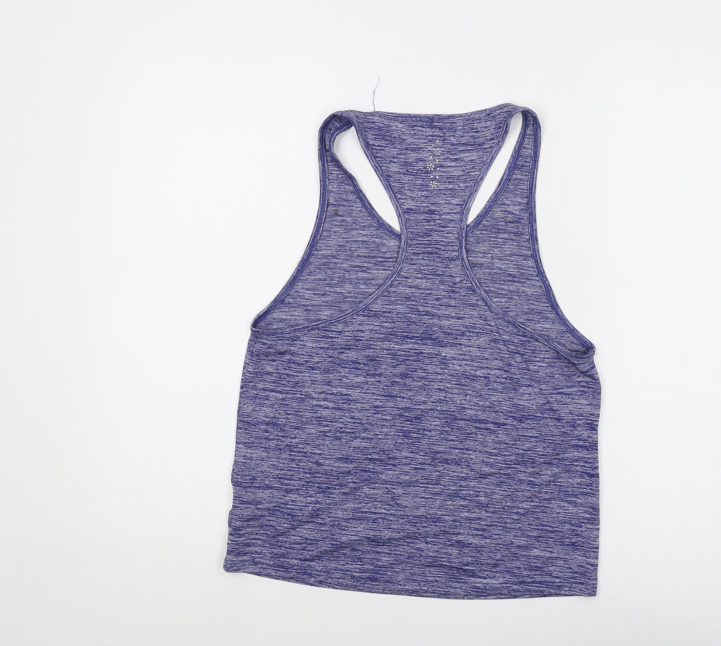 USA Pro Womens Blue Polyester Basic Tank Size 10 Round Neck Pullover