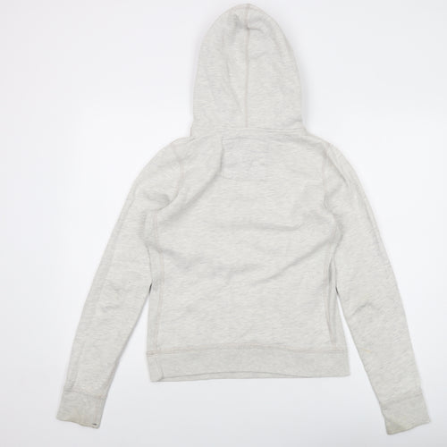 Hollister Womens Grey Cotton Pullover Hoodie Size M Pullover