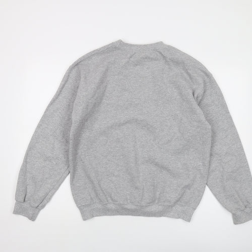 Polaroid Mens Grey Polyester Pullover Sweatshirt Size M - Logo