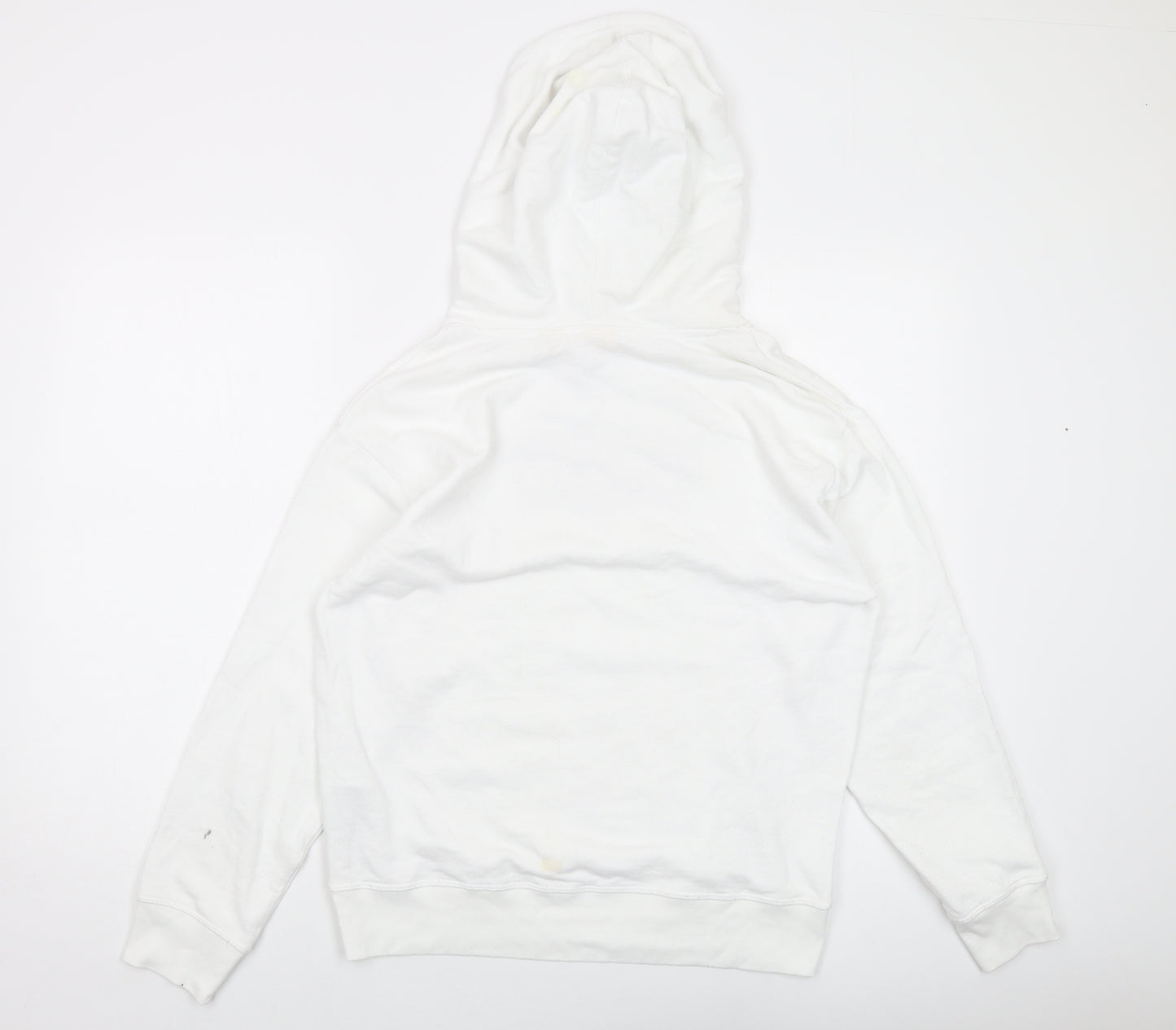 Levi's Womens White Cotton Pullover Hoodie Size M Pullover