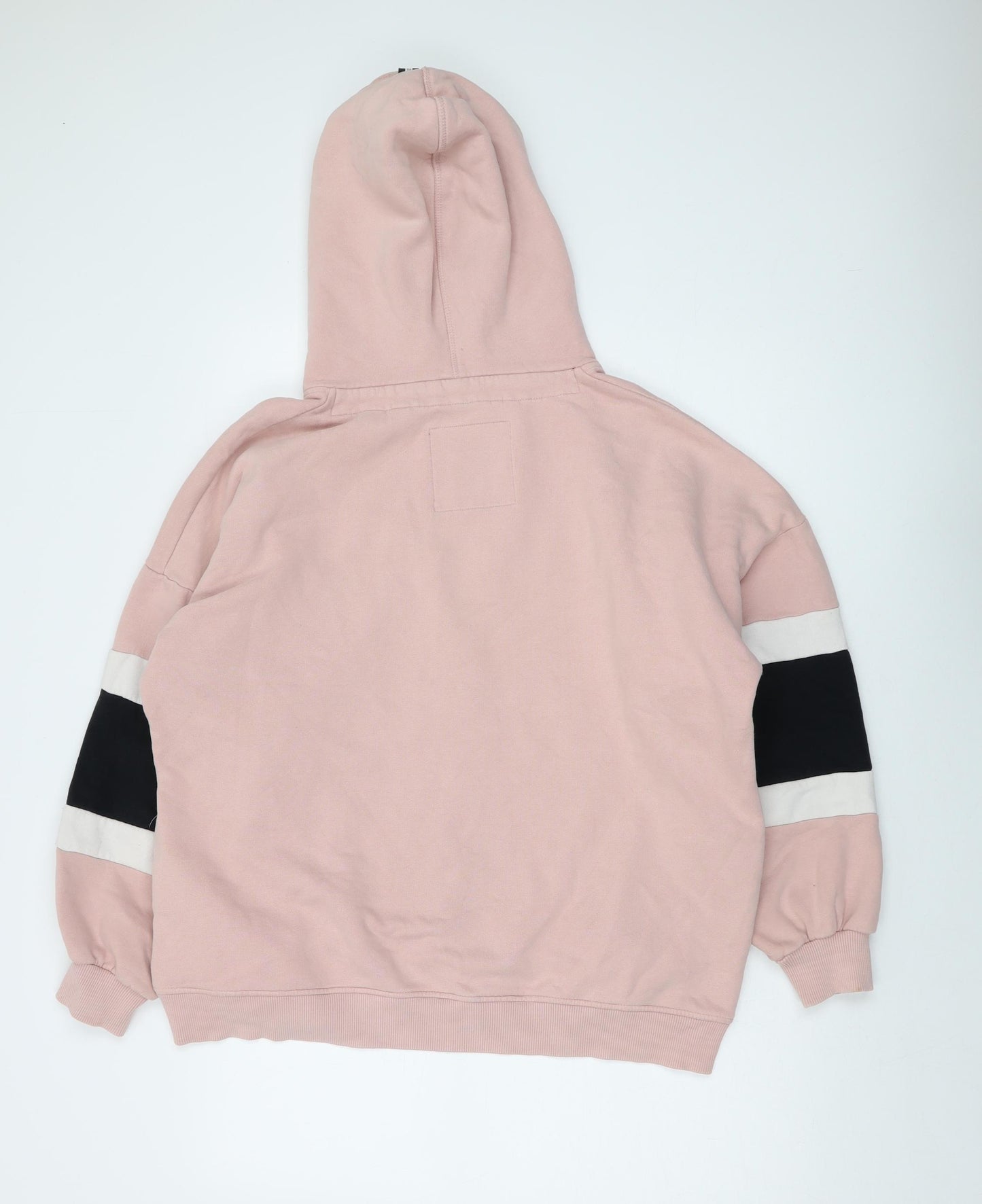 Superdry Womens Pink Cotton Pullover Hoodie Size S Pullover