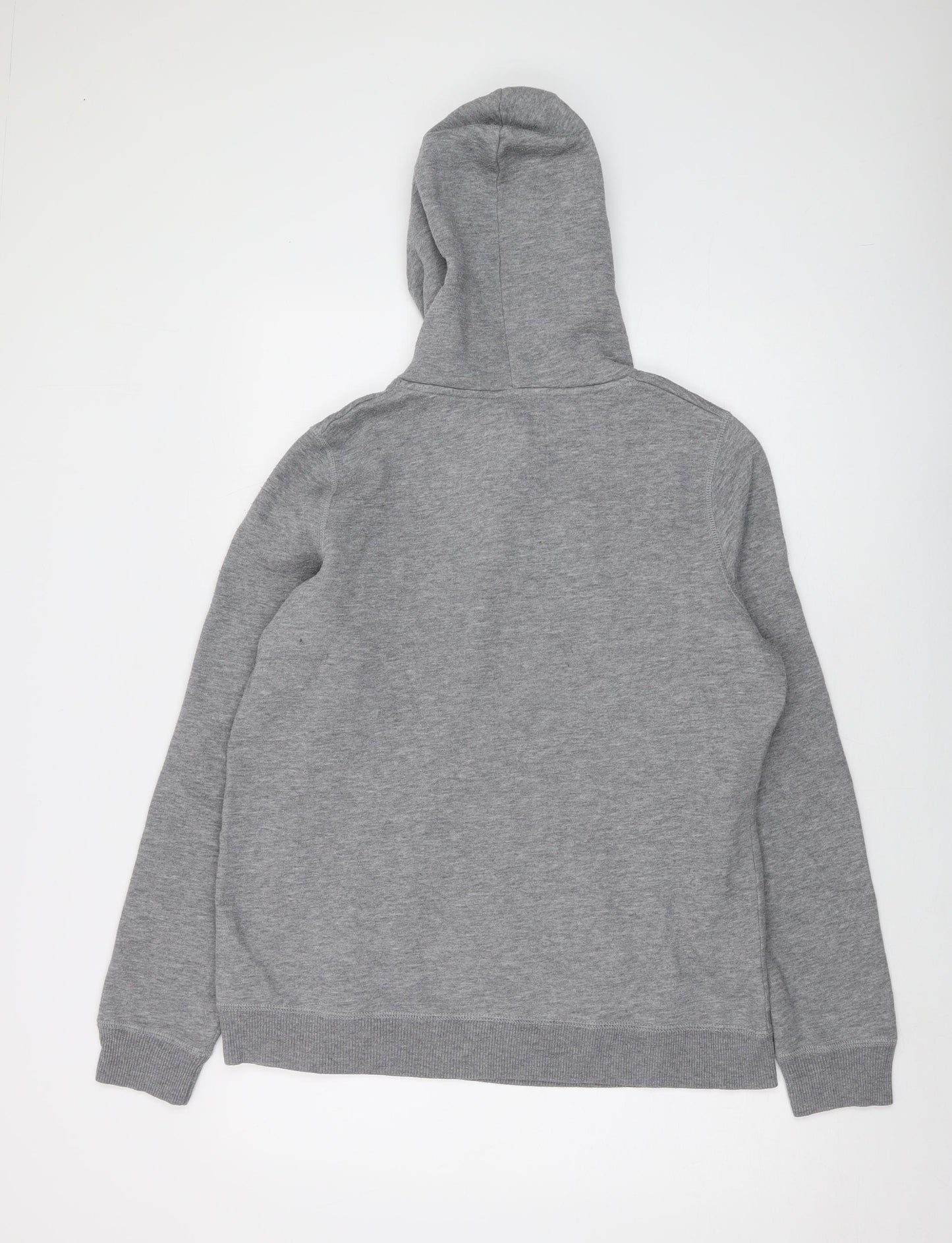 Hollister Womens Grey Cotton Pullover Hoodie Size L Pullover