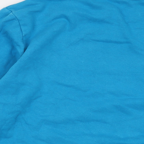 ellesse Mens Blue Cotton Pullover Sweatshirt Size L